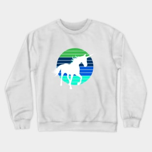 Retro Style Unicorn Crewneck Sweatshirt